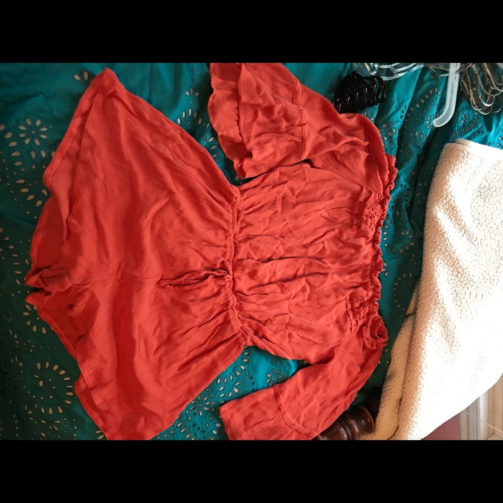 Orange romper